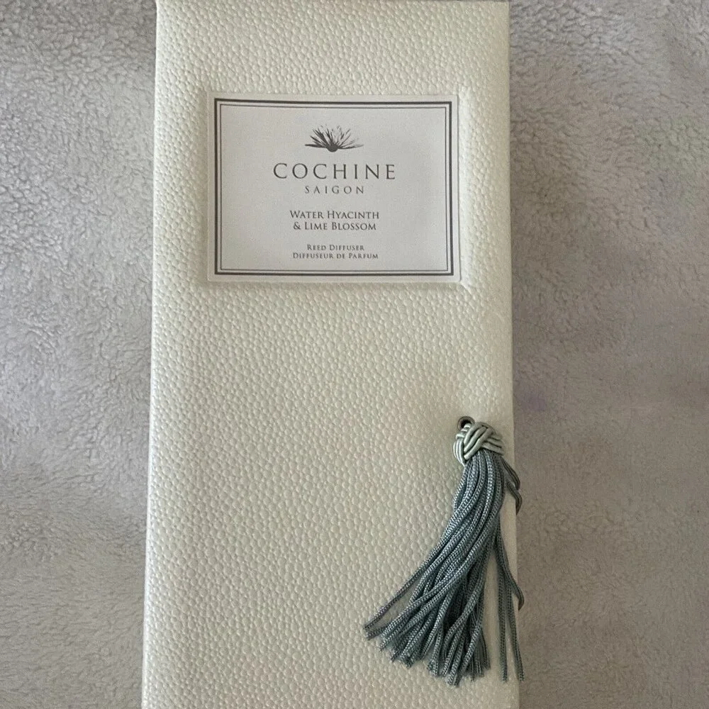 Cochine Saigon Water Hyacinth & Lime Blossom Luxury Reed Diffuser New In Box